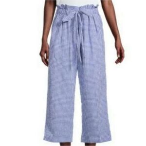 Joie Gingham Cropped Pants Size XS